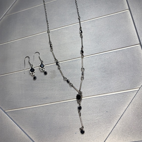Set pair of earrings and necklace - Picture 2 of 2